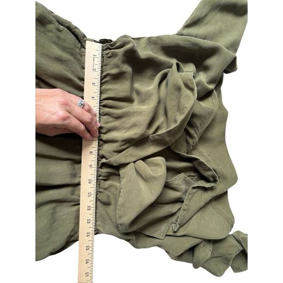 L’Academie Revolve Reed Jumpsuit M No Belt Olive Green - Picture 5 of 11